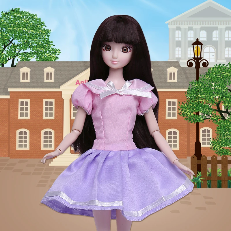 Кукла для девочки велосипеда молодежи в студенческом стиле девочек подростков