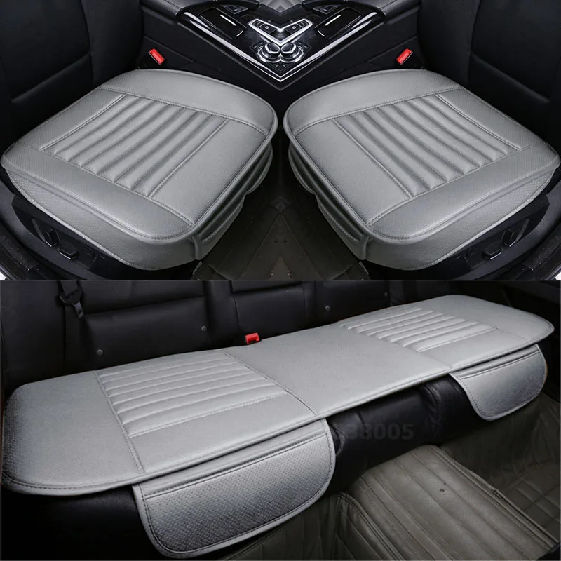 Всесезонные универсальные подушки для автомобильных сидений, автомобильные Чехлы для Toyota Camry Corolla RAV4 Civic Highlander - Название цвета: 1 sets gray