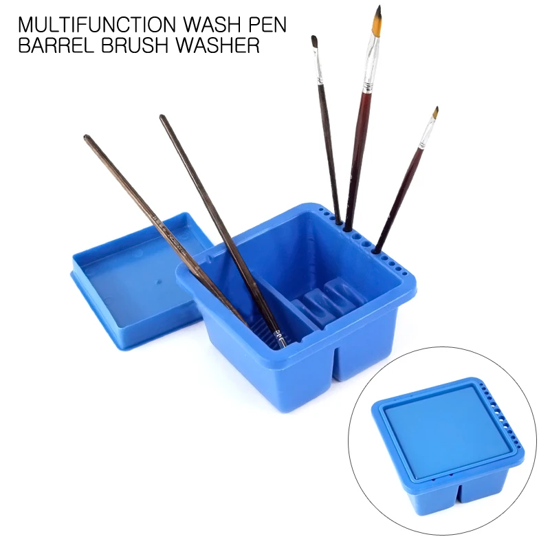 High Quality Paint Brush Washing Bucket Multifunction Wash Pen Barrel