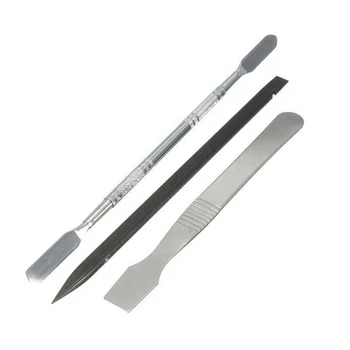 

3 In 1 Metal Plastic Spudger Set Tools Repair Opening Pry Tool Kit For IPhone IPad For Samsung Cell Phone