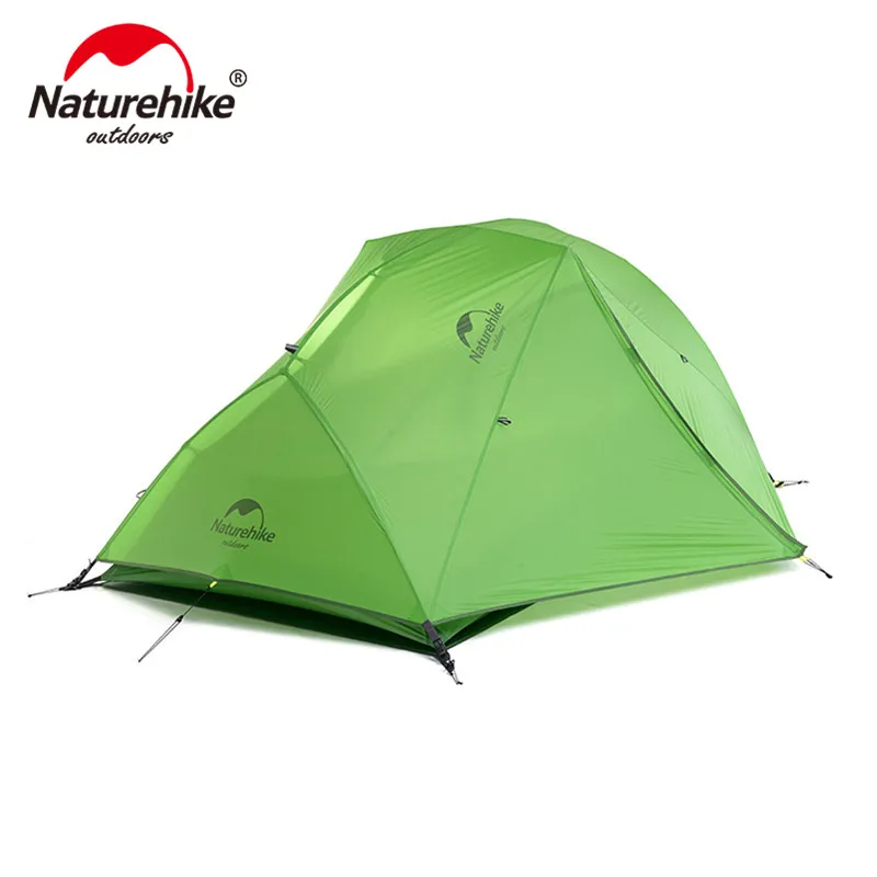 Comprar Tienda de campaña Naturehike mejorada Star River tienda de campaña ultraligera 2 personas 4 temporada 20D tienda de silicona con alfombra gratis NH17T012 T