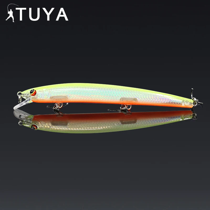 

TUYA Wobbler Fishing Lure Minnow Jerkbait Trolling Fishing Hard Lure Jerk Baits Treble Hooks Bass pike carp Culter 13cm 15g