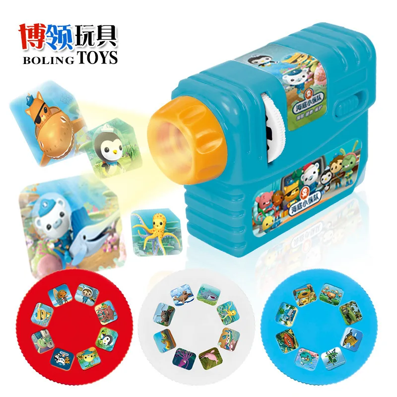 Лампа проектор Octonauts детский ночник игрушка головоломка подарок|Игровые фигурки