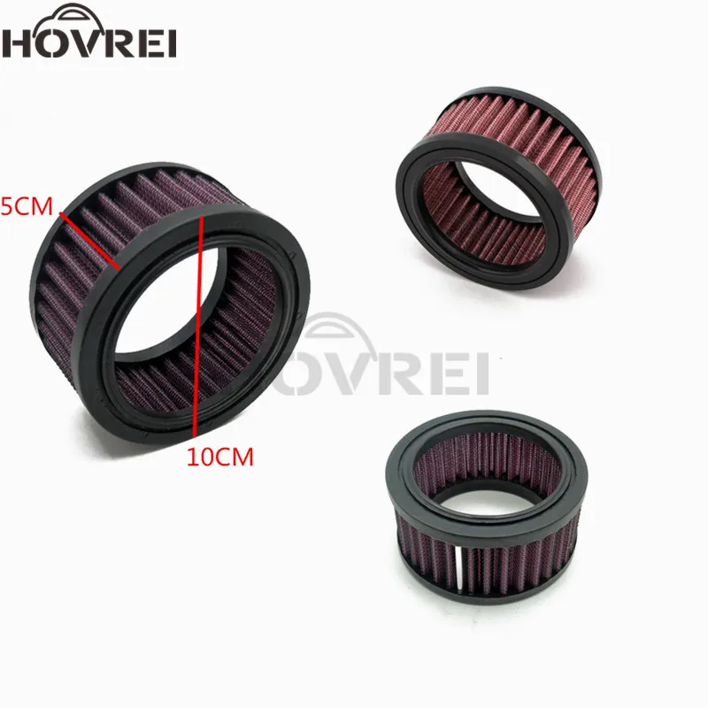 

Universal Motorcycle Replacement Air Filter Cleaner Element Air Intake For Harley Sportster XL 883 1200 48 2004 -2017