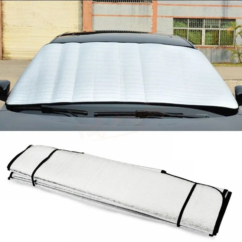 

VEHEMO 150x70cm Universal Portable Multi-purpose Car Windshield Anti-Snow Frost Ice Dust Shield Sun Shade Cover Protector