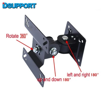 

14-24 inch Full Motion LED LCD TV Wall Mount Monitor Holder Bracket F02