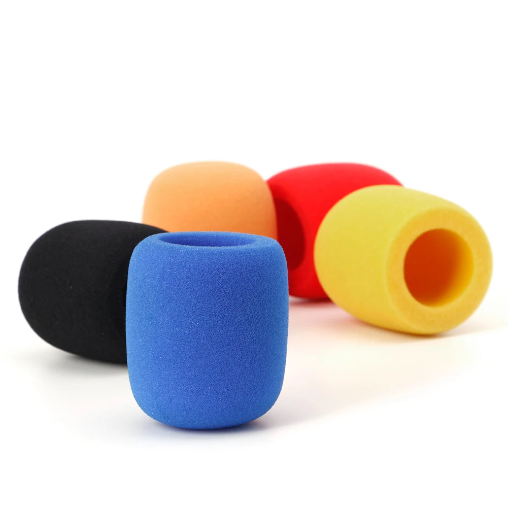 

5x Colorful Microphone Cover Handheld Windscreen Foam Sponge Karaoke Mic Cover