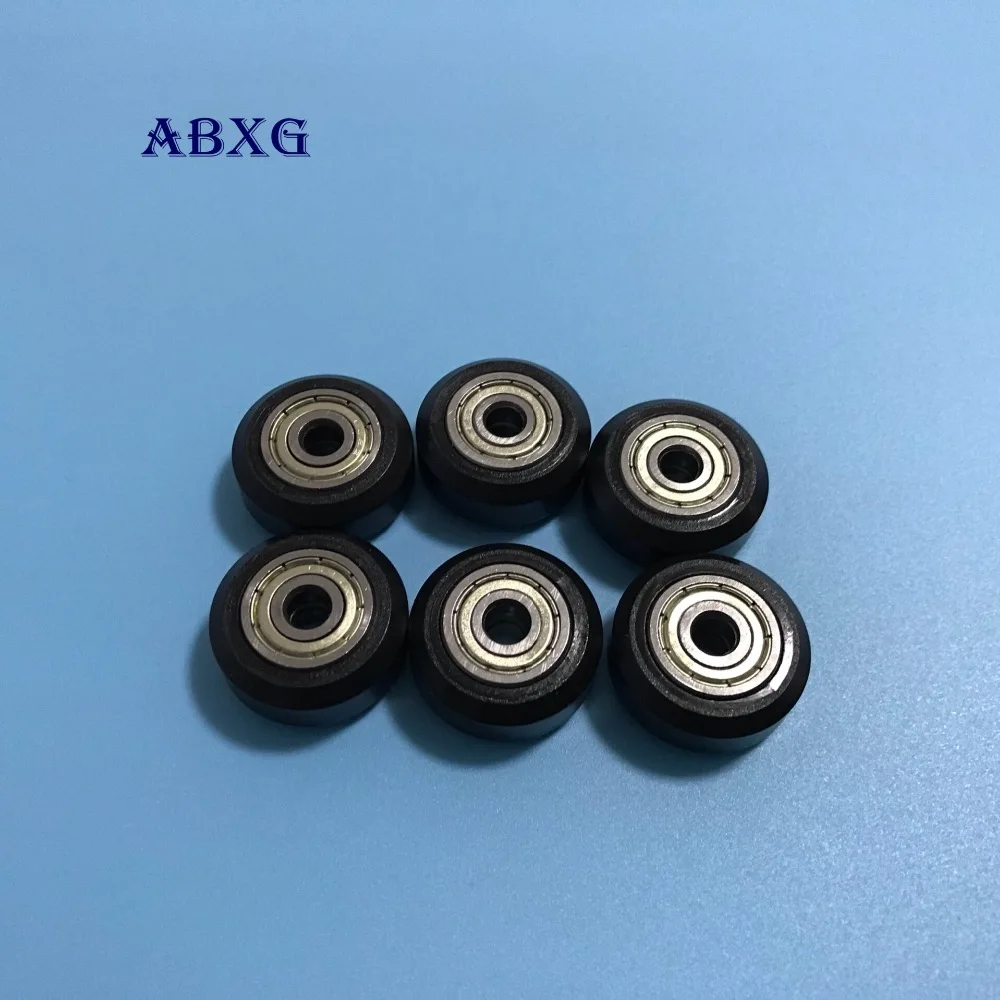 ABXG 10 шт. части 3D принтера евро алюминиевый профиль рельсы openbuilds d-типа колеса 625ZZ 625 подшипник пассивный круглый шкив BX24