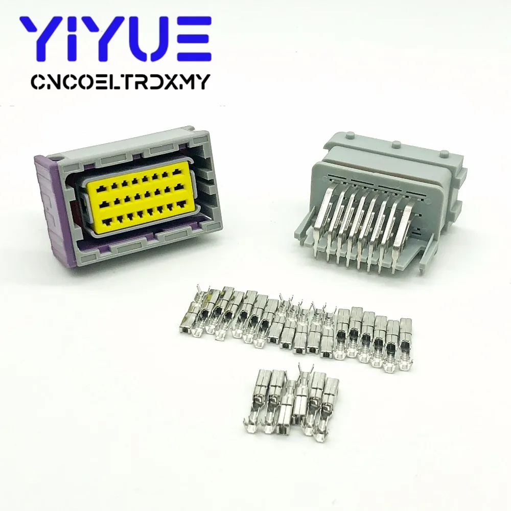 24 pin ecu automotive male and female connector 211PC249S80005 HCCPHPE24BKA90F