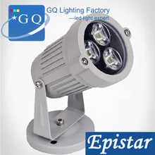 100 шт. FedEx UPS DHL 3W Светодиодный точечный светильник водонепроницаемый светильник ing лампа гейзер пруд светильник Bridgelux 45mil чип DC12V 24V