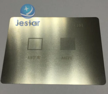 

5pcs/lot BGA reballing reball stencil for iphone A8 CPU+RAM