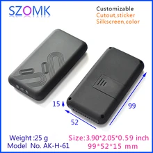 Szomk DIY новый корпус электроники пластиковый корпус (4 шт.) 99*52*15 мм ручной электрический блок управления, пластиковые датчик прибора