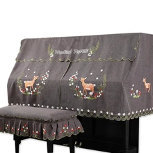 RUBIHOME 1 компл. Мультфильм Цветок Олень практичный полный фортепиано Обложка pleuche украшен макраме для Универсальный вертикальный