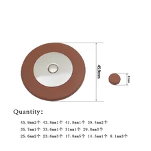 25 шт. Саксофон альт SAX Замена 4,8 мм духовых коричневый Fuax Кожа колодки Новые