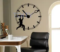 Остановить время стены виниловая наклейка часы Стикеры Декор интерьера дома Украшения в спальню Бизнес офисные настенная Дизайн 58 см x 58 см