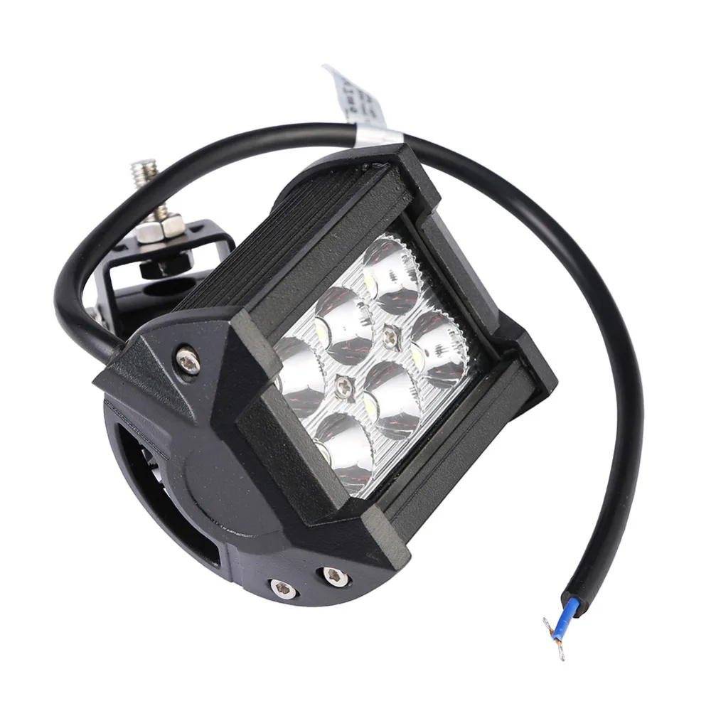 

GERUITE 1PCS 4 Inch 18W LED Work Light Bar /Running Lights Spotlight for Trucks Lamp Off Road/Boat/Car/Motorcycle/SUV/ATV 6*3W