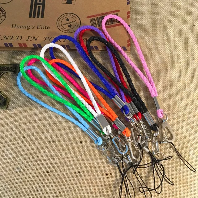 

For iphone Samsung Sony HTC Xiaomi Huawei Mobile Phone Tassels Bracelet Accessories Straps short phone Weave Hang rope key chain