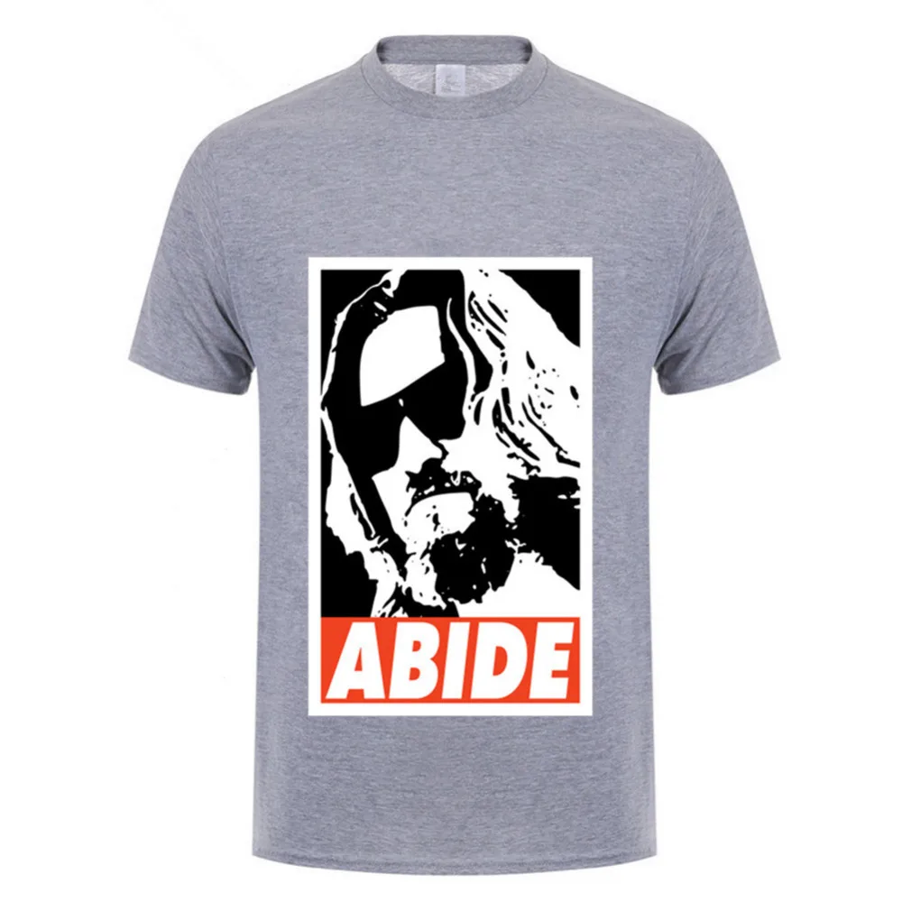 Деловые рубашки с надписью The Big Lebowski Abide постер Jeff Bridge El Duderino черная футболка