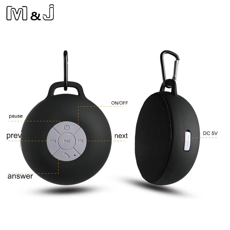 M&J MX7 Outdoor Wireless Bluetooth 4.0 Stereo Portable Speaker Built-in mic Shock Resistance IPX4 Waterproof Speaker M&J MX7 Outdoor Wireless Bluetooth 4.0 Stereo Portable Speaker Built-in mic Shock Resistance IPX4 Waterproof Speaker