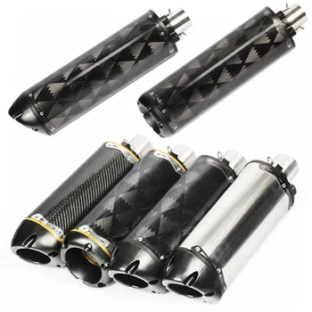 

51mm Motorcycle Exhaust Pipe TWO Brothers CNC Muffler ESCAPE Moto ATV For benelli trk 502 crf 230 S1000XR sv650 tmax cafe racer