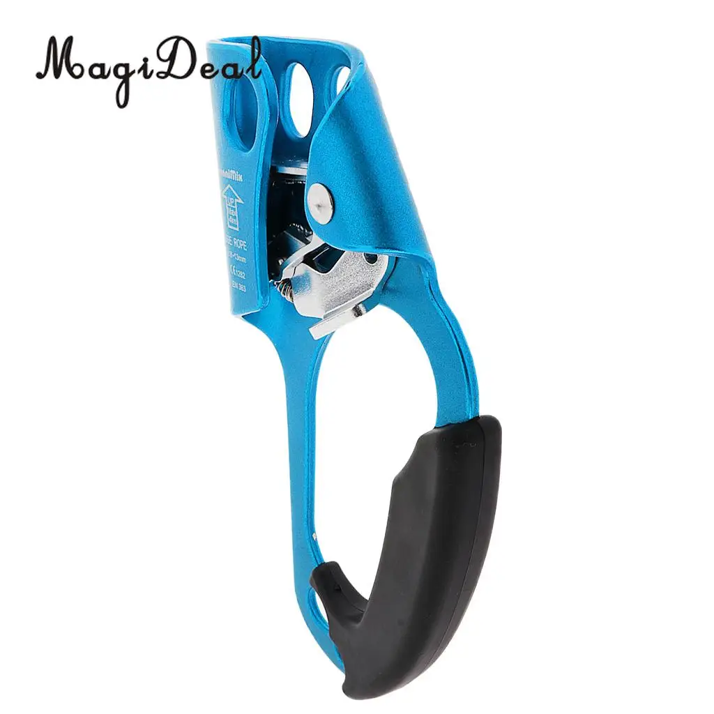 20x9cm 4KN Rescue Outdoor Climbing Gold Right Hand Ascender for 8-13mm Rope Caving Engineering Accessories