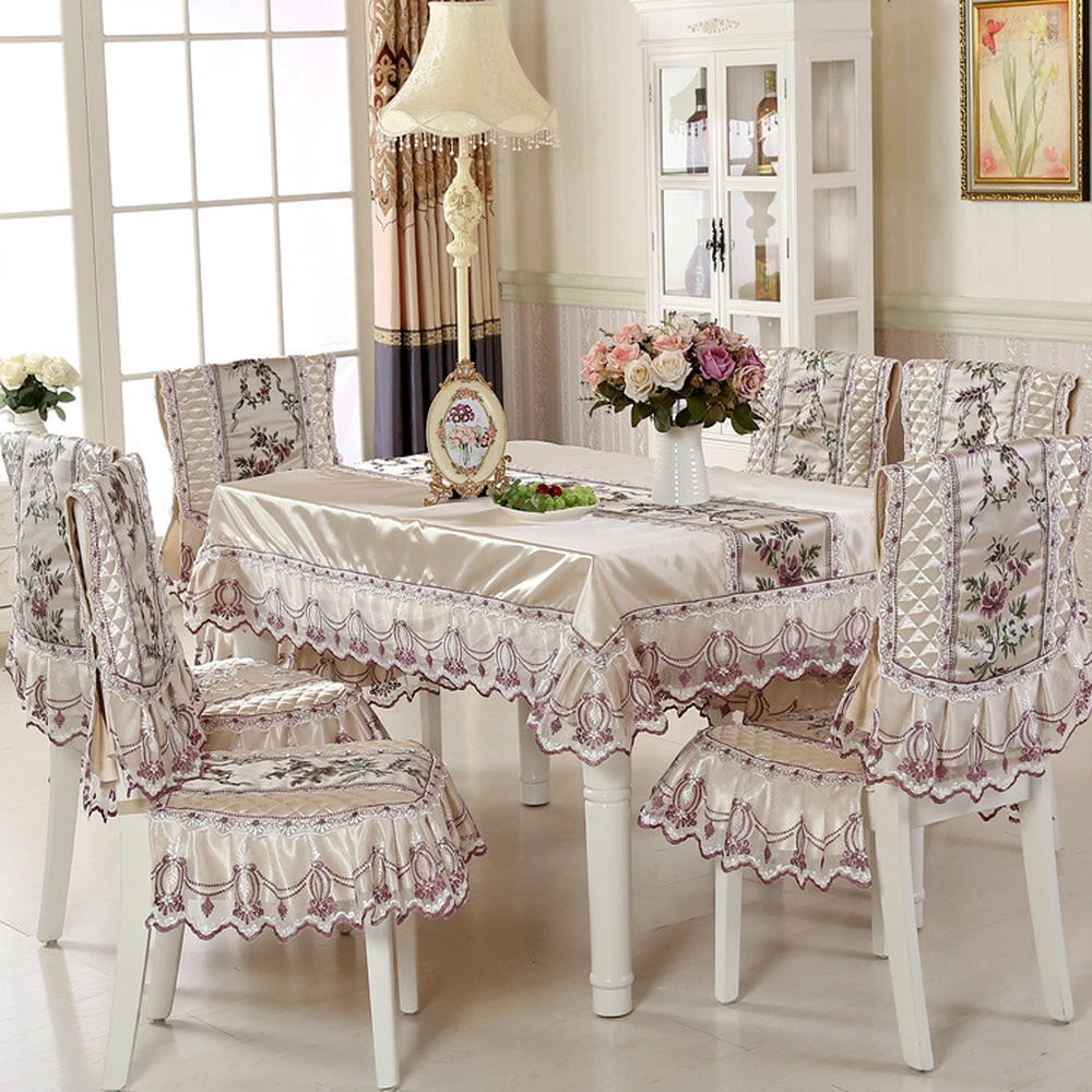 High Quality Tablecloths With Chair Covers Mats Embroidered Tablecloth For Table Wedding Home Coffee Table Cloth Cover Tablecloths Aliexpress