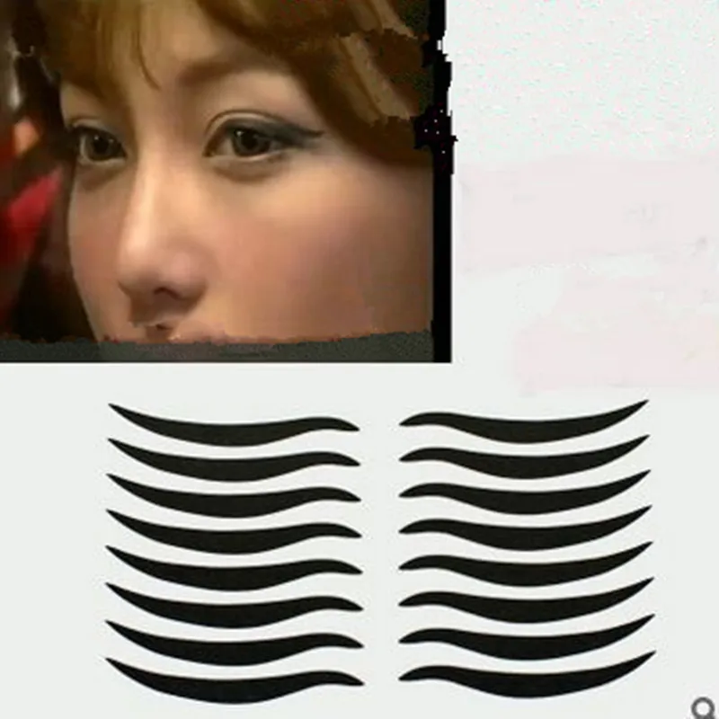 

80/160/320 pcs Eyelid Tool Sexy Cat Style Eyes Sticker Black Eyeliner Tape Beauty Eyeliner Sticker Eye Cosmetic Makeup Tool