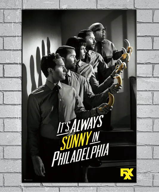 It S Always Sunny In Philadelphia Season 9 Light Canvas Custom It S Always Sunny In Philadelphia Season 9 Light Canvas Custom Poster 24x36 27x40 Inch Home Decor