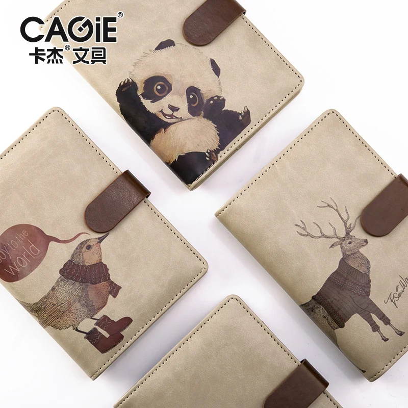 CAGIE Cute Notebook Diary Spiral Binder a6 Daily Planner Travelers Notebook Refill Leather Journal Kawaii Notebook For School CAGIE Cute Notebook Diary Spiral Binder a6 Daily Planner Travelers Notebook Refill Leather Journal Kawaii Notebook For School