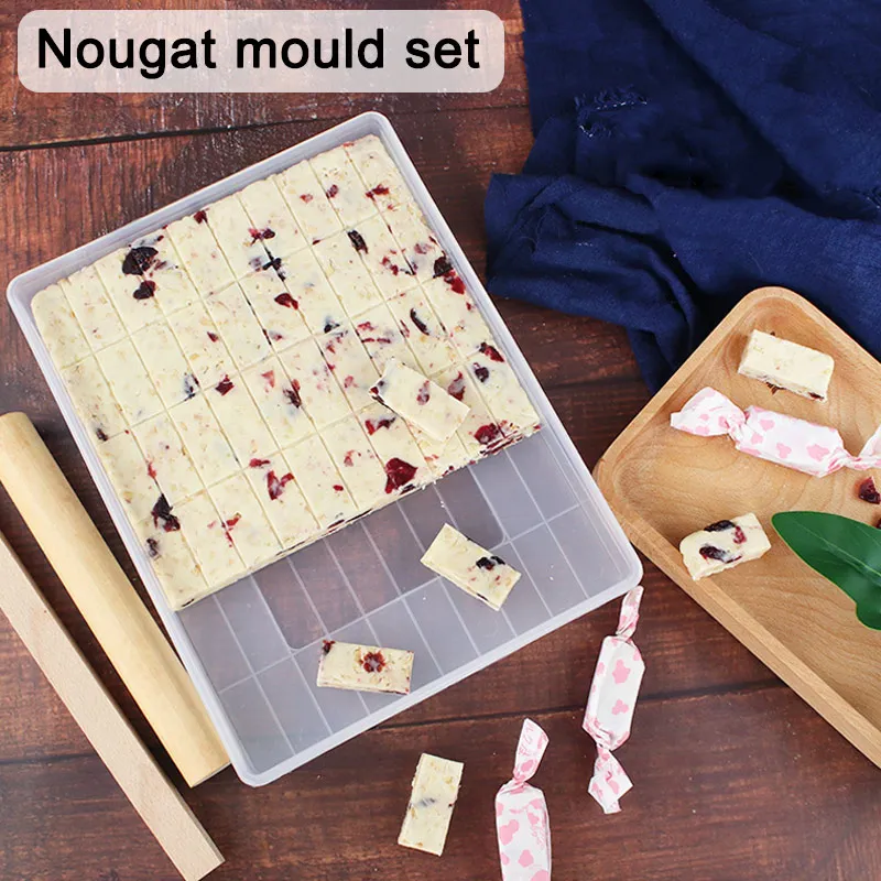 Горячая продажа DIY конфеты делая формы прозрачный сахарный набор Nougat ручной