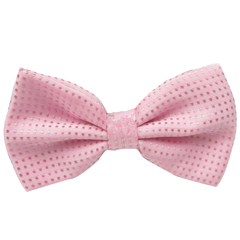 a12 pink dot Adult Галстук-бабочка для мужчин, Официальный галстук для мужчин, деловой Свадебный галстук-бабочка для маленьких мальчиков, мужская рубашка в горошек, подарок, PSJ0175 - Цвет: a12 pink dot Adult