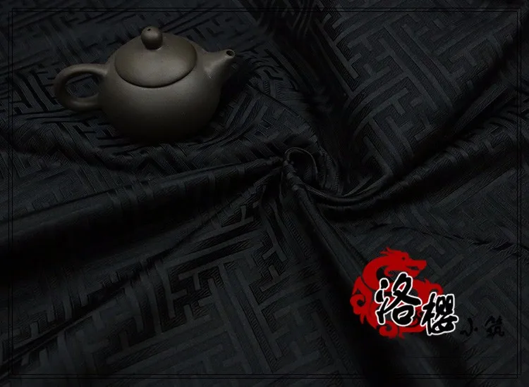 Ширина 75 см китайский стиль Hanfu Cheongsam костюм Hanfu тканый Дамасская парча ткань Great Wall под старину на полярда