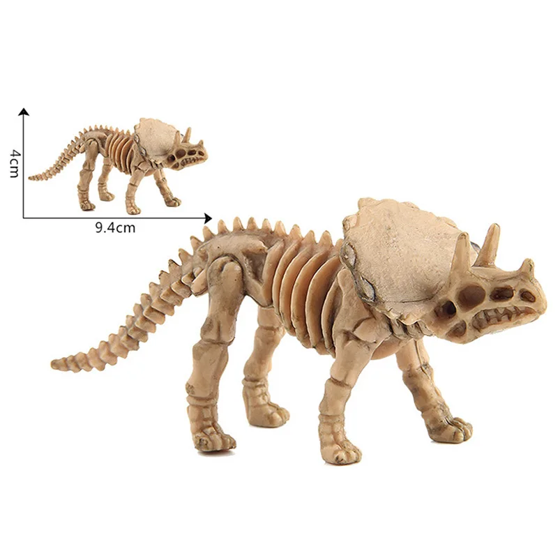 Mini Dinosaur Skeleton Action Figures (12 pcs set)