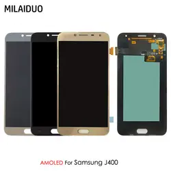 100 шт AMOLED для samsung Galaxy J4 J400 J400F ЖК-дисплей Дисплей OLED Сенсорный экран планшета Ассамблеи