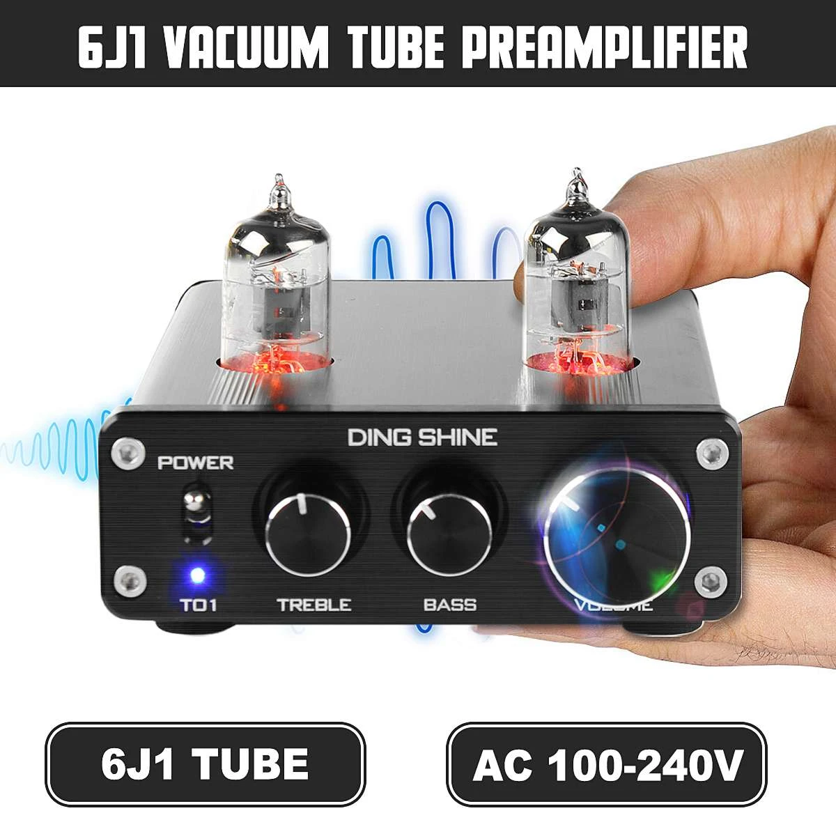 6j1 Válvula Preamplificador Tubo Estéreo Preamplificador 6j1 Válvula Preamplificador Tubo Estéreo Preamplificador