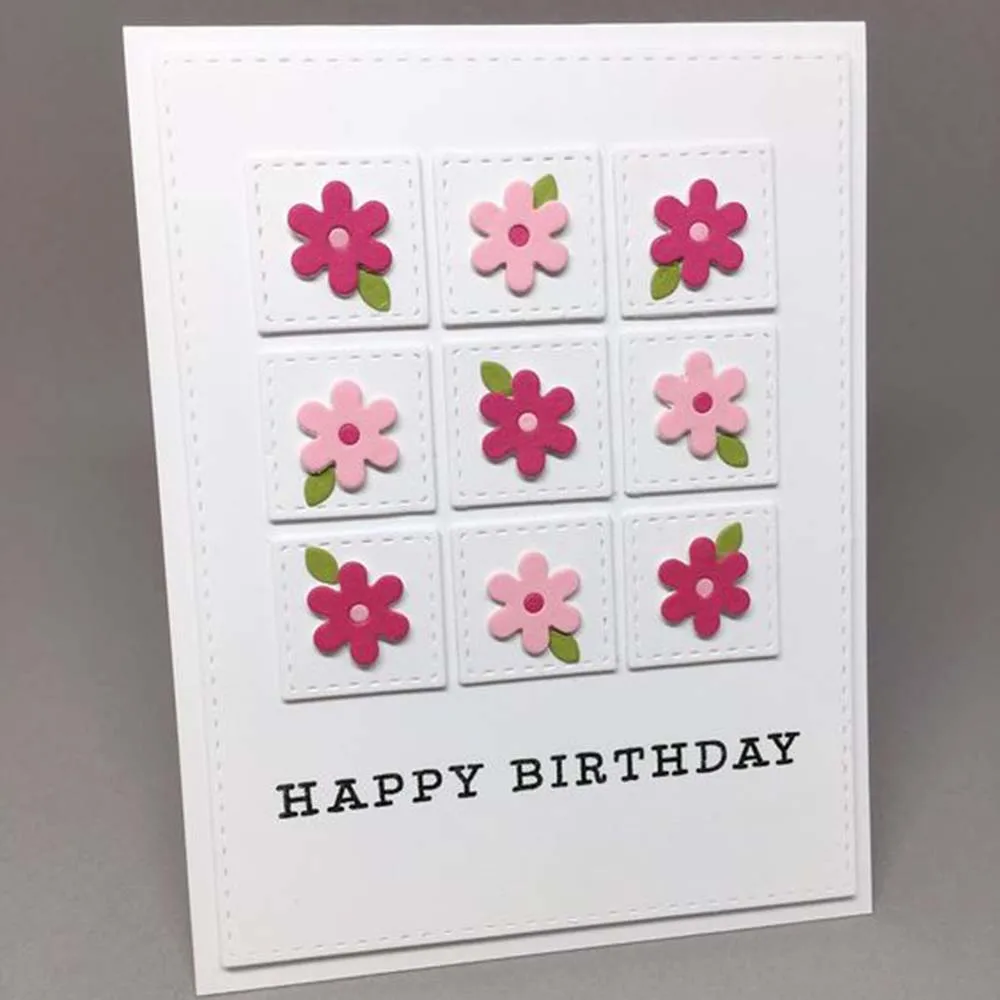 

New Exquisite Little Flower Metal Cutting Dies Stencils For Scrapbooking Photo Album Decorative Embossing Cards Making DIY Craft