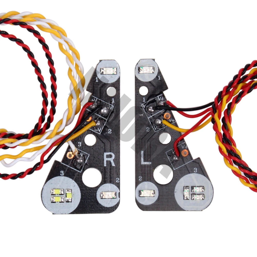 INJORA Grupo de Luces Delanteras y traseras con Sistema de luz LED para 1//10 RC Traxxas TRX4 Bronco 82046-4