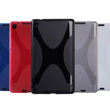 Цветной качественный чехол из ТПУ X Line, силиконовый мягкий гелевый Чехол, защитный чехол для Google Nexus 7 II 2 2013 2-го поколения