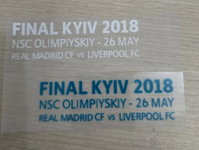 Лига чемпионов 2018 Мадрид против Ливерпуль финал Киева NSK OLYMPICSTADIO 26MAY печати шрифт