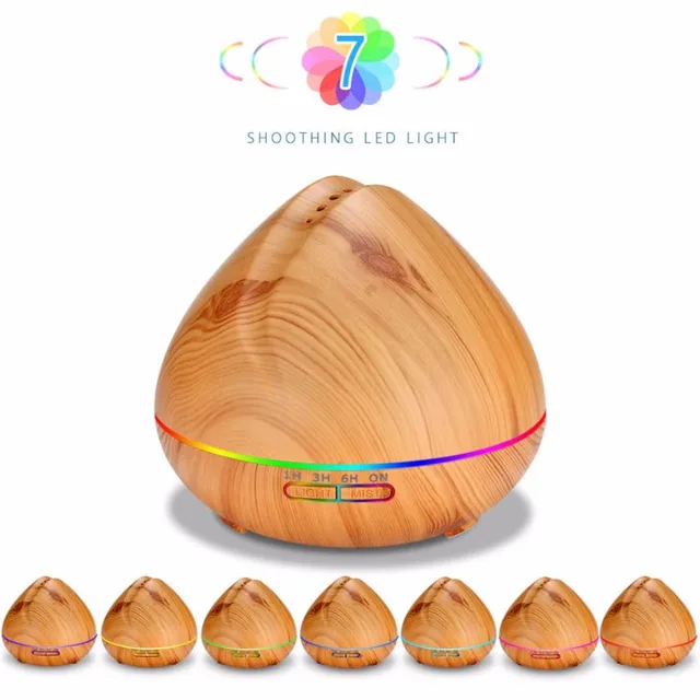 Remote Control Humidifier Essential Oil Diffuser With 7 Color LED Humidificador 300ml 500ml Ultrasonic Aroma Diffuser For Home 6