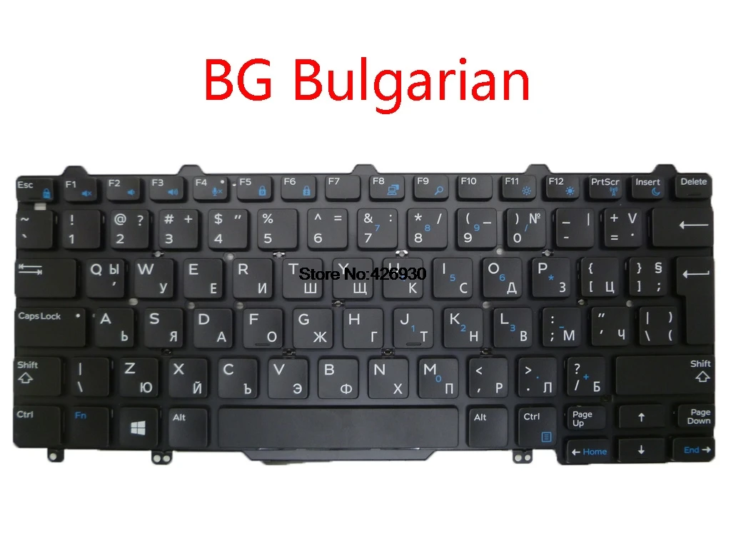 Ноутбук BG BR TI TR TW клавиатура для DELL 7350 E5250 E5270 E7250 E7270 E7450 E7470 болгарский Бразилия Таиланд турецкий китайский