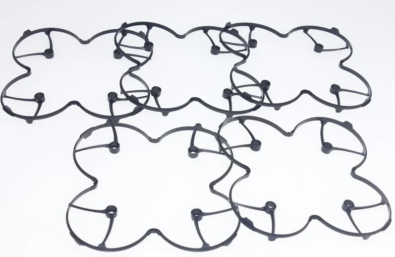 F08568 5 5 pcs RC Helicopter Quadcopter Propeller Protection Guard Cover Black for Hubsan X4 H107L