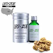 Известный бренд leozoe чистый масло персика ядра сертификат происхождения США Персик ядра высокое качество Эфирные масла 30 мл