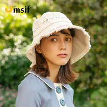 Новые весенние женские шапки в богемном стиле, женские шляпы с широкими полями, женские летние шляпы, женские шапки для рыбаков