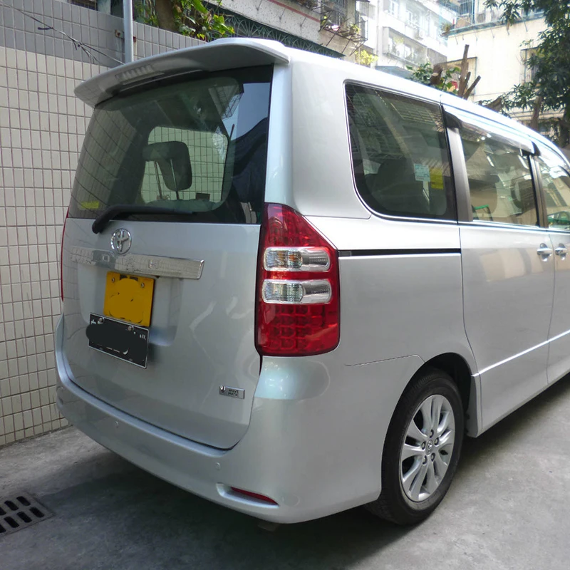 Для Toyota Noah/Voxy 2007-2012 заднее крыло спойлер белый или черный или праймер DIY Цвет ABS спойлер из материала