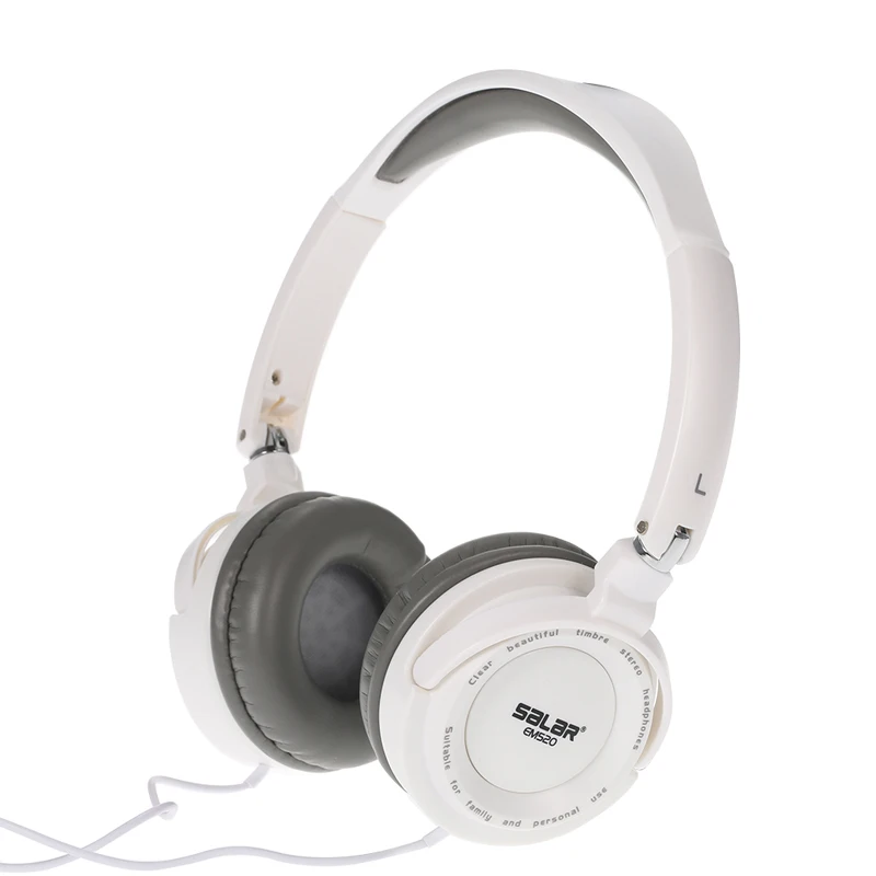  Salar EM520 HIFI Stereo Deep Bass 3.5mm Wired Foldable Headset Gaming Earphones Adjustable Portable