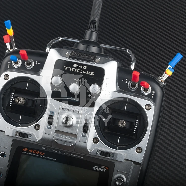 10 шт. нескользящих переключателей RJXHOBBY для Futaba Frsky Mikado JR X7 X12S X9DP|Детали и