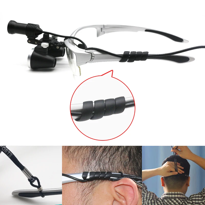 Beste 2.5X 3.5X420 Mm Dental Loupe Vergrootglas Verrekijker Vergrootglas Chirurgie Chirurgische Medische Werking Loupe Met Spotlight Hoofd Licht