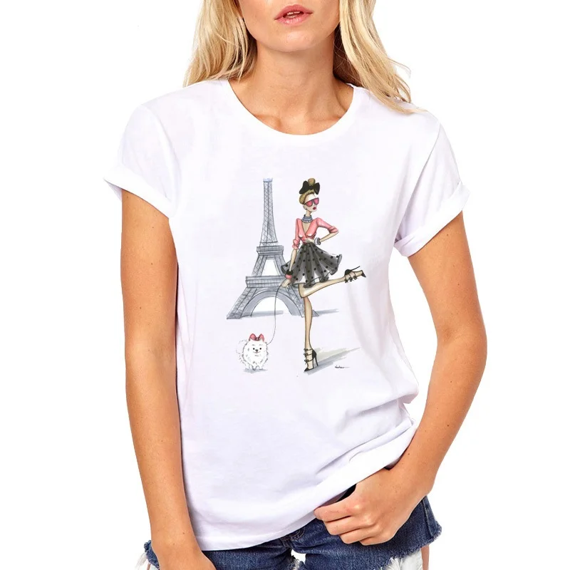 Лето, модная футболка, женские футболки с буквенным принтом, повседневные топы футболки в стиле Харадзюку, винтажная белая рубашка, женская одежда, Mjuer Femme - Цвет: x41307