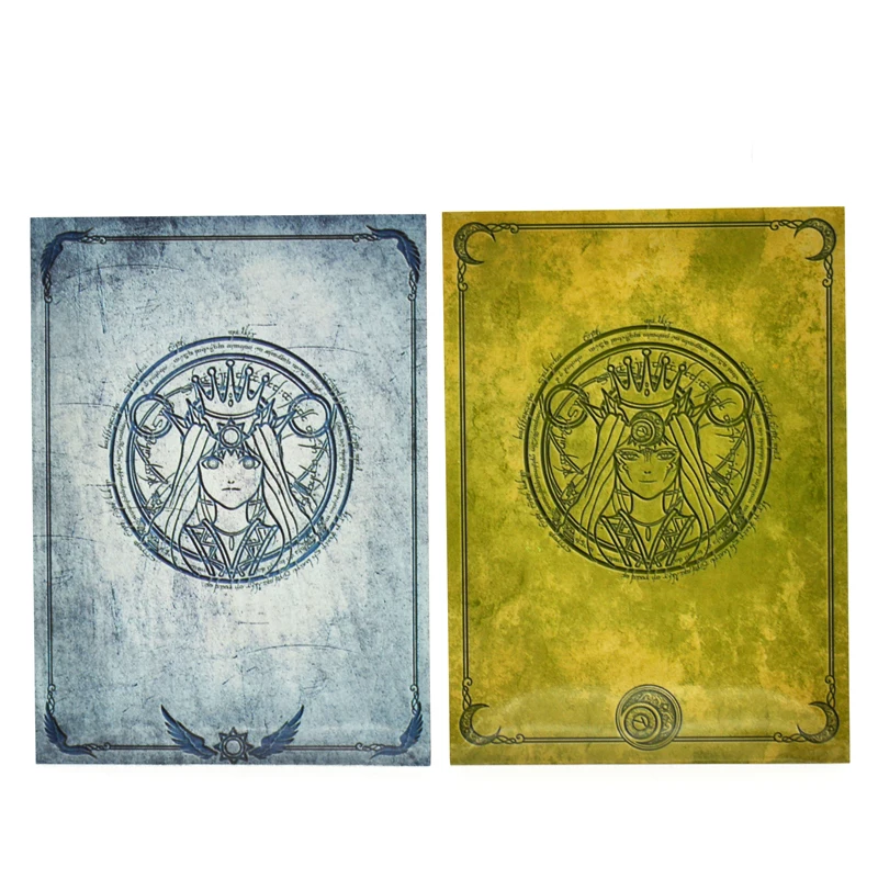 

100 Pieces/Lot Godness Card Sleeves Anime Card Cover Fibi VS Erris Card Protector Sleeves For 66X91MM Shields MGT/PKM Sleeves